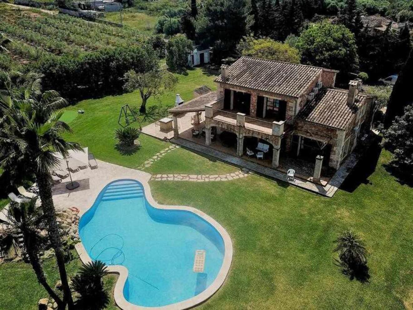Ciclismo y golf junto a la playa Finca Son Sant Martí Gran Muro Exterior foto