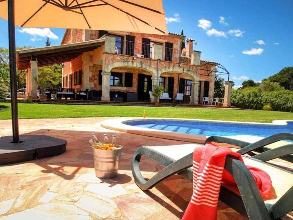 Ciclismo y golf junto a la playa Finca Son Sant Martí Gran Muro Exterior foto